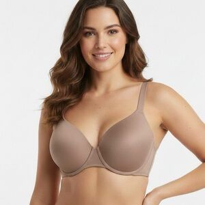 Warners Cloud 9 Toasted Almond Underwire Lace Back Bra Size 38C